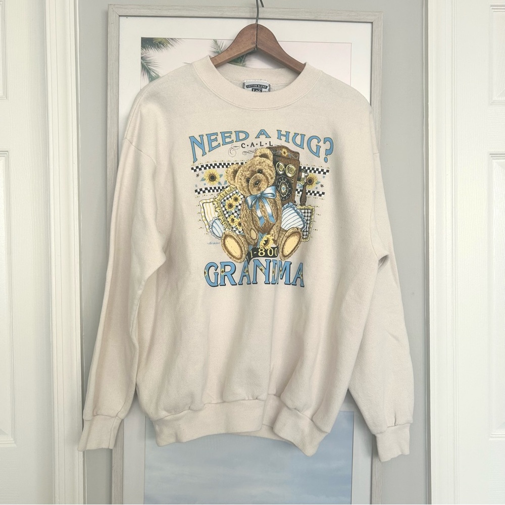 Vintage Grandma Teddy Bear Sweatshirt